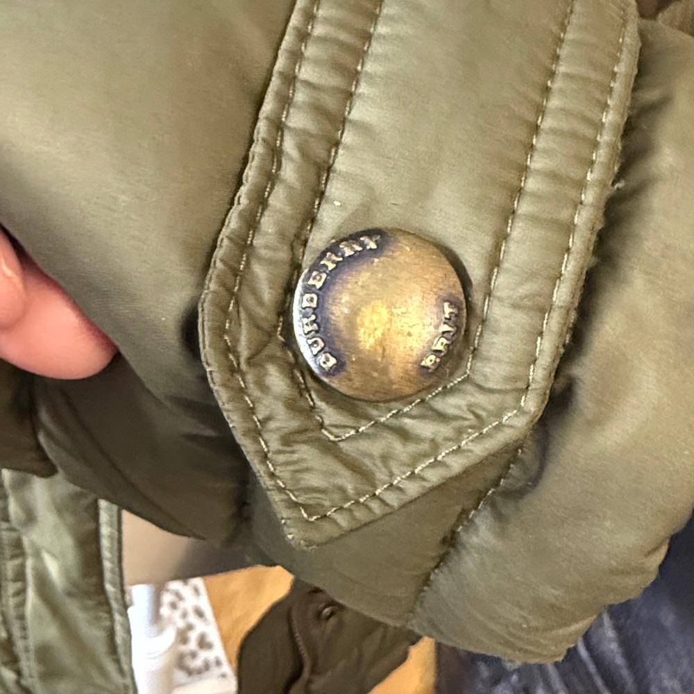 Burberry Down Puffer Jacket with Belt - Picture 12 of 14